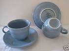 TWO (2) FIESTA RETIRED PERIWINKLE CUP SAUCER SETS NOS