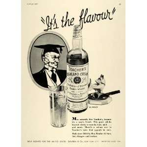  1937 Ad Schieffelin Co. Teachers Highland Cream Whisky 