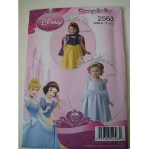  Simplicity 2563 Pattern Cinderella/ Snow White Size (1/2 1 