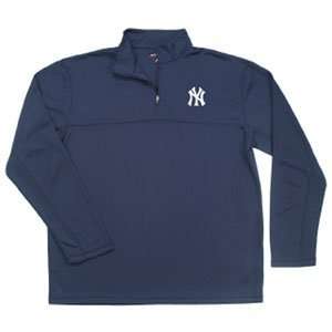  New York Yankees Mlb Axis Pullover Sweatshirt (Navy) (X 