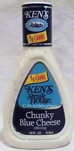 Kens Steak House Chunky Blue Cheese Salad Dressing 16 oz  