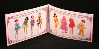   MOD ERA Mattel Barbie Dolls Clothes Booklet Catalog Excellent  