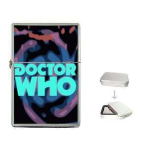  Doctor Who 1970s Logo Flip Top Lighter 