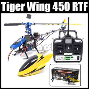 4G Metal & Carbon 450 V2 RC helicopter RTF 6CH 3D Fly  