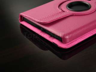   Case Cover +Protector/Stylus/USB Cable For  Kindle Fire Hot Pink