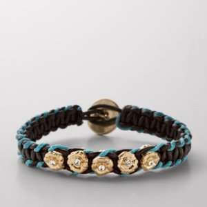  RELIC Brown and Turquoise Braided Bracelet: Jewelry