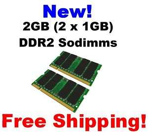 New 2GB 2x1GB RAM Memory DDR2 Dell Inspiron 6400  