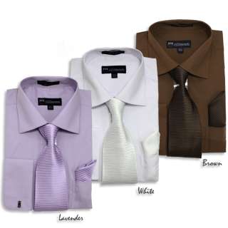 moda dress shirt with matching tie and handkerchief style 207