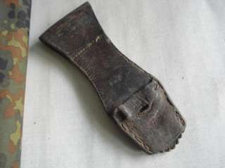 Offered to you is this leather frog for WW2 bayonet knife. The leather 