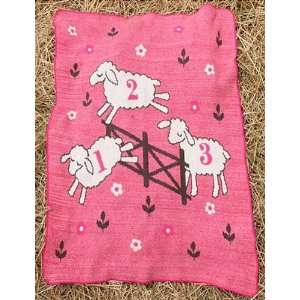 Counting Sheep Jr Throw Baby Blanket