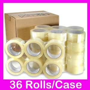   Quality Packaging 2 mil Box Carton Sealing Tape 2x110 Yards 2 x 330
