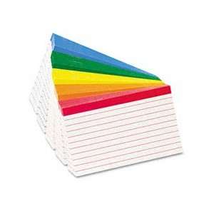  Esselte Color Coded Bar Ruling Index Card