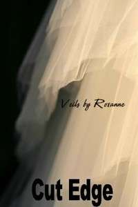 cut edge wedding veils