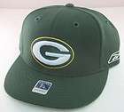 NFL Green Bay Packers Flat Bill Fitted Hat By Reebok, Size 7 1/4