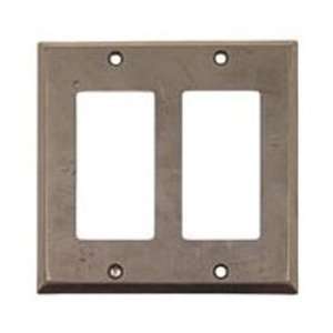   Accessories 29122 Rocker 2 Colonial Switch Plate 4 5/8 inch Squared