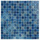 Glass Tile MKGVB7 Blue Copper Kitchen Backsplash Bath Shower