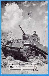 WW2 US Army M 5 Stuart Tank Print Photo  