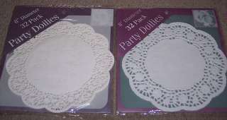 paper doilies,8 round,32/pk,white,weddings,cards  