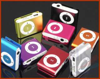 Clip Metal Digital Colors Mini USB  Music Media Player Support 1 