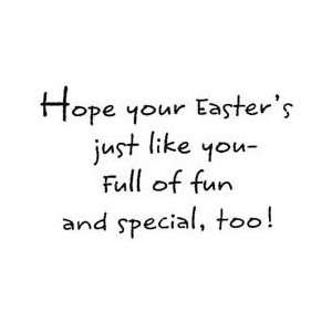  Hope Youre Easter   Rubber Stamps
