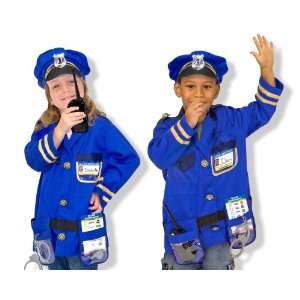    Melissa & Doug Police Officer Role Play Costume Set: Toys & Games
