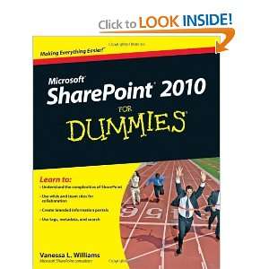    SharePoint 2010 For Dummies [Paperback] Vanessa L. Williams Books