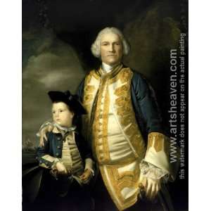  Holbourne and His Son, Sir Francis, 4th Baronet