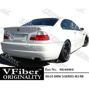   Series (E46) 99 05 2/4dr VFiber FRP M3 1pc Rear Bumper: Automotive