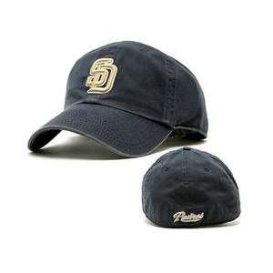   : San Diego Padres Road Franchise Cap   Navy Small: Sports & Outdoors
