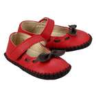 IM Link Infant Baby Girls Red Moccasin Mary Jane Summer Shoes Size 3