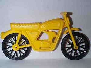 PROCESSED PLASTIC 1960S MOTORCYCLE TOY  
