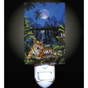  Moonlit Tiger Decorative Night Light: Home Improvement