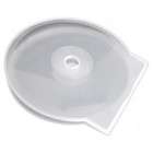 Generic 50 Clear Round ClamShell CD DVD Case, Clam Shells with Lock