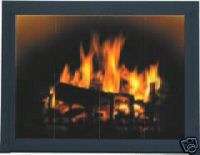 Stoll Fireplace Door Charcoal 4230 w/ Mesh Screen  