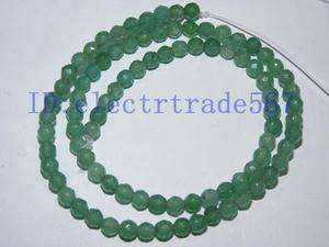 4mm Natural Emerald Faceted Loose Beads Gemstone 15  