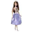 Mattel Barbie Princess Teresa Doll   Purple and Gold Dress