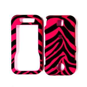Cuffu   Pink Zebra   Motorola Rival A455 Case Cover + Screen Protector 