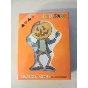  Plastic Coated Halloween Playing Cards 