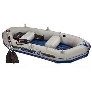 Intex Seahawk II Boat Inflatable Raft Set 