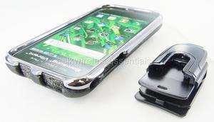   BodyGlove Samsung Galaxy S 4G Chrome/Black Hard Snap On Case+Belt Clip