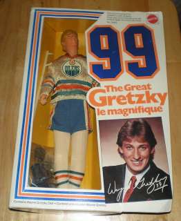 THE GREAT GRETZKY. 1983 Mattel Doll. New in Box.  