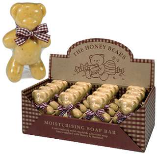 TEDDY BEAR SOAP   Honey & Oatmeal Teddy Bears   4.6 oz.  