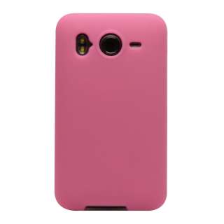 Pink Soft Skin Case Cover Silicone Gel Rubber Cover for AT&T HTC 