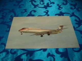 CONTINENTAL AIRLINES DC 9 Postcard McDonnell Douglas  