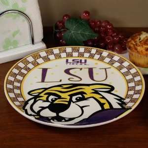   : Memory Company Lsu Tigers Gameday Ceramic Plate: Sports & Outdoors