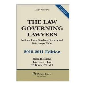  The Law Governing Lawyers Publisher: Aspen Publishers; Pap 