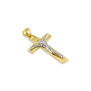   Jesus Cross Pendant  VistaBella Jewelry Pendants & Necklaces Gold