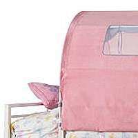   Castle Twin Size Tent Bunk Bed with Slide   Powell   