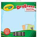 Crayola Dry Erase Decal Set   Plain