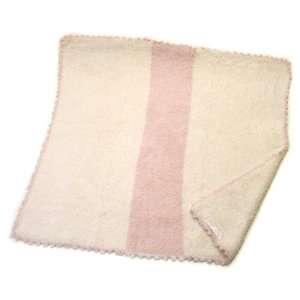    Barefoot Dreams Cozy Chic Striped Receiving Blanket   Pink: Baby